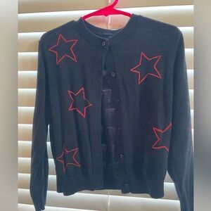 Tommy Hilfiger little girl cotton stars Cardigan / size 116cm